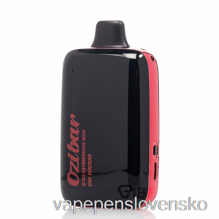 Ozibar 18000 Jednorázový Jahodový ľadový Vape Slovensko